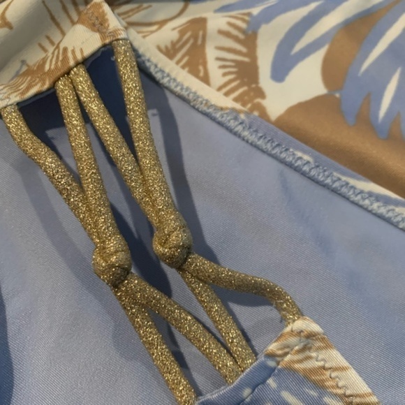 Aerie Knot Bikini Bottom- Monaco Blue - Picture 7 of 8